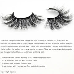 3D Mink Lashes Full Strip