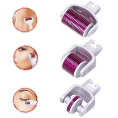 3 in 1 Derma Skincare Roller Pins 0.5mm/1.0mm/1.5mm